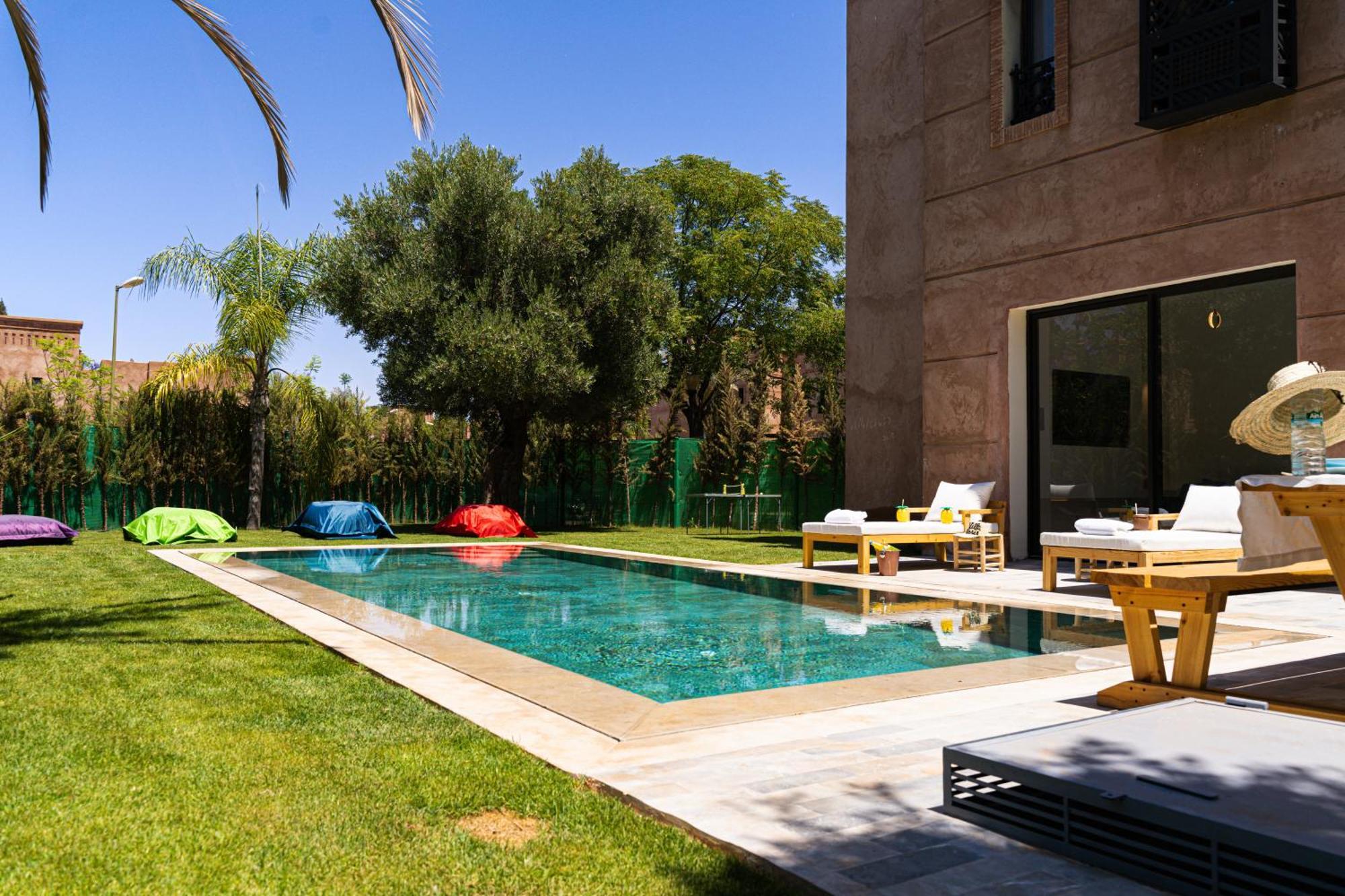 Villa Oasis Private Pool Secure Complex Marrakesch Exterior foto