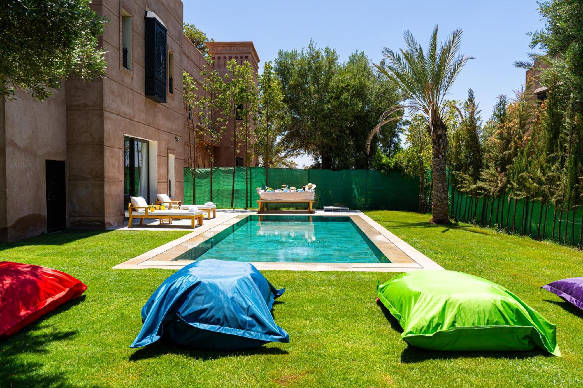 Villa Oasis Private Pool Secure Complex Marrakesch Exterior foto